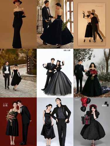 Легкое свадебное платье, маленькая черная юбка, Hepburn Hepburn French Photo Studio Theme Theme Clothing, фото фотография искусство фото черное