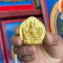 (Making Buddha statues) Small Padmasambhava Master Padmasambhava Tsa Tsa Buddha statue Tibetan traditional handmade clay statue