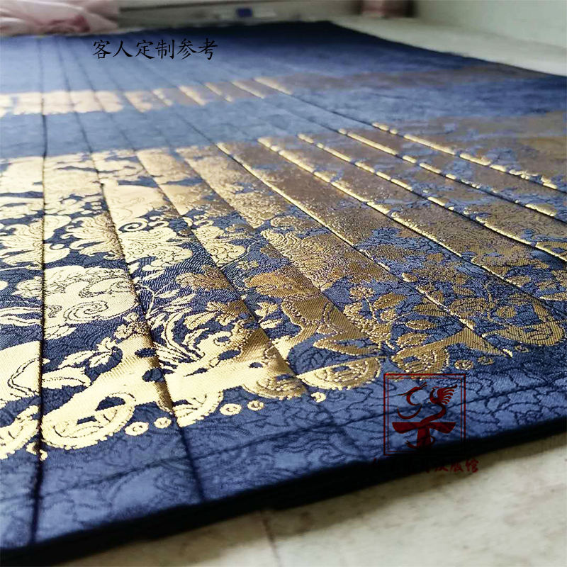 Hanxin Ming horse noodle skirt fold parallel pleat to customize the work fee ) Xianyun embroidery month Han clothing material