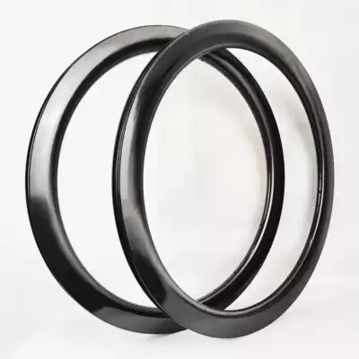 Highway 700C carbon fiber rim carbon fiber wheel set custom frame height complete open tube tire self-made wheel set custom