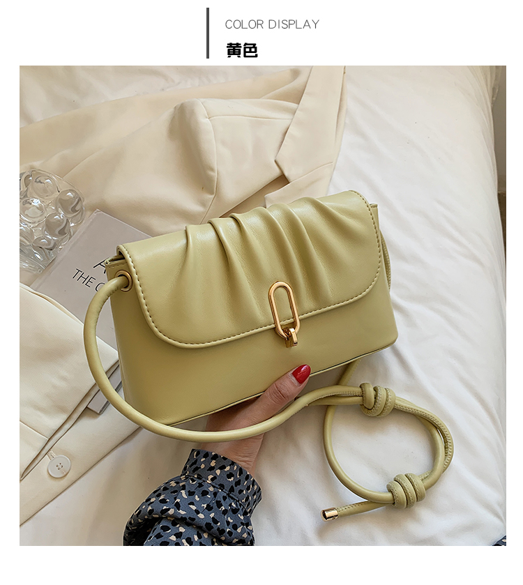 Fashion Metal Botton Solid Color Shoulder Bag display picture 5