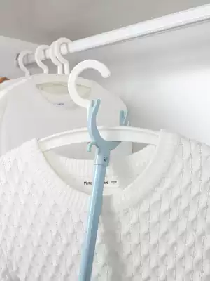 Household clothes clothes telescopic rod aluminum alloy telescopic extension single pole balcony take clothes pick clothes pole drying clothes fork