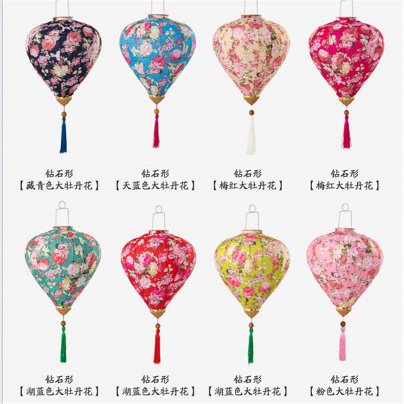 New Peony Flower Diamond Lantern, Popular Lantern, Outdoor Red Lantern, Wedding Lantern, Hanging Decoration for New Year Balcony New Peony Flower Diamond Lantern, Popular Lantern, Outdoor Red Lantern, Wedding Lantern, Hanging Decoration for New Year Balcony