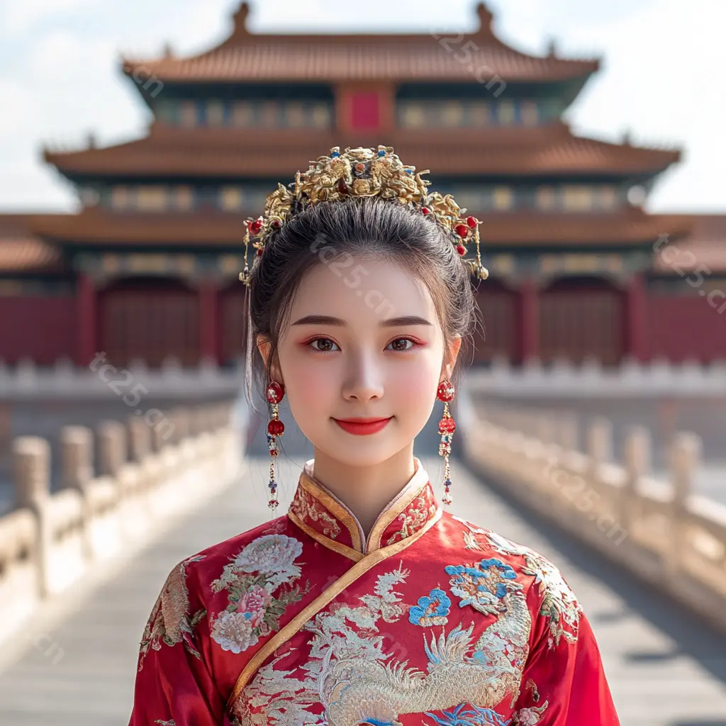 图片[8]-华丽汉服盛装midjounney提示词、stable-diffusion-porm-天城私塾