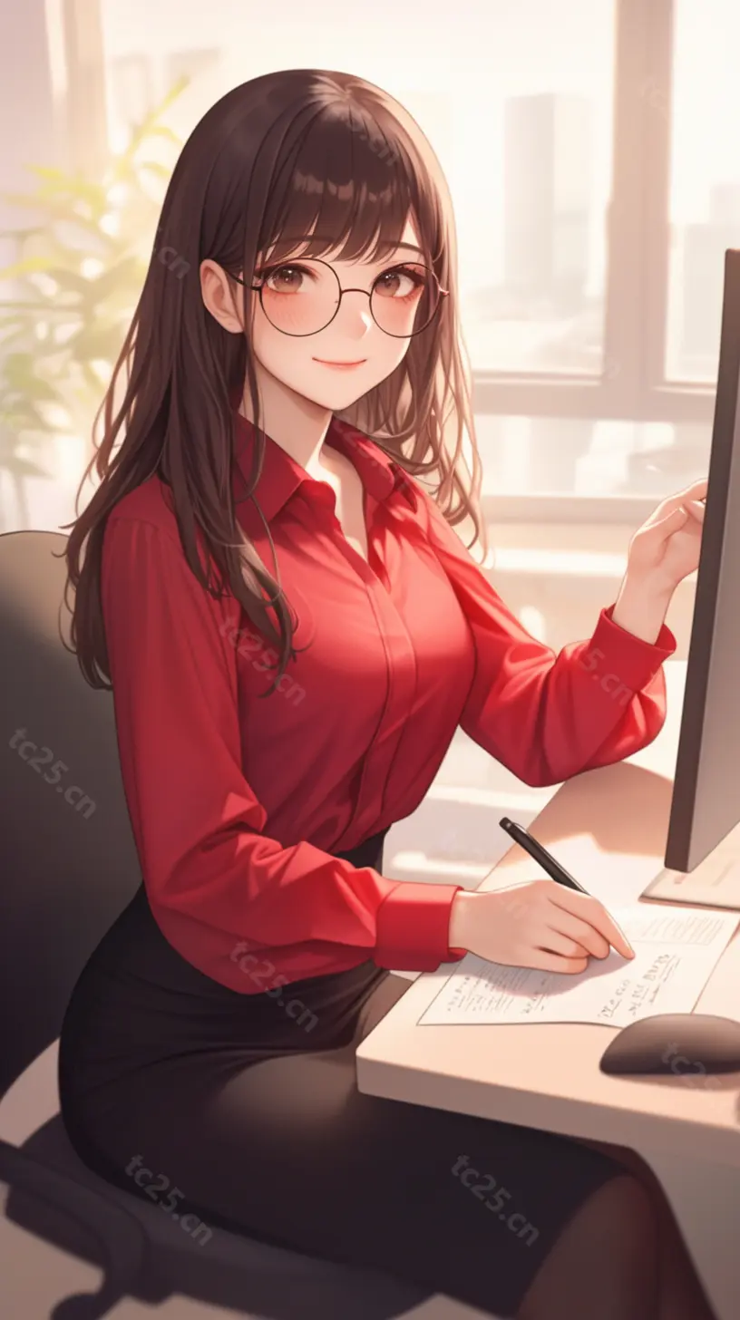 图片[12]-办公室女性肖像midjounney提示词、stable-diffusion-porm-天城私塾