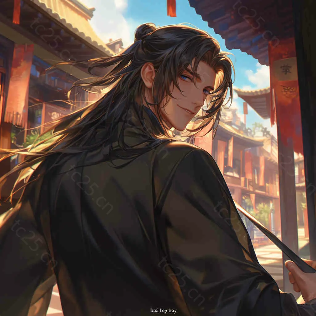 图片[3]-古风市集的神秘刀客midjounney提示词、stable-diffusion-pormpt-天城私塾