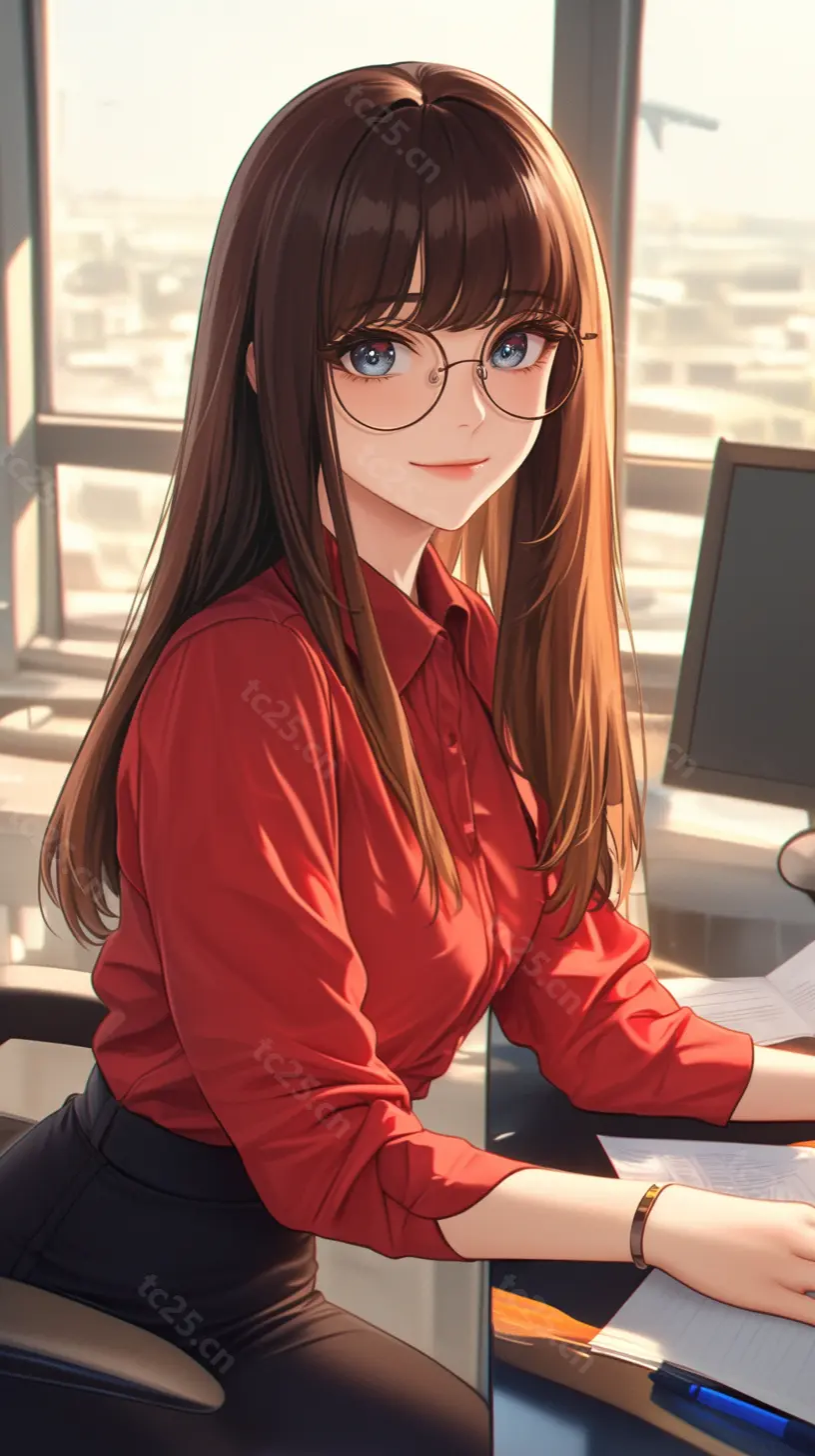 图片[17]-办公室女性肖像midjounney提示词、stable-diffusion-porm-天城私塾