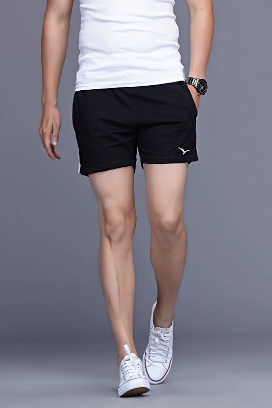 Ba quần nam tập thể dục cotton quần short siêu gợi cảm quần short bãi biển quần nhà alo quần thường