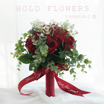 Emulation Hands to Fancy Fancy Red Rose Bridal Wedding Wedding Wedding Wedding and Handout Take the Necklace Home Swing