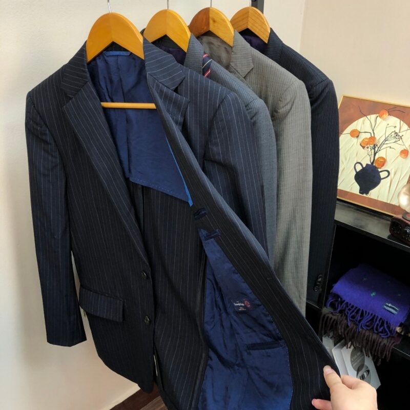 Vintage Suit Made of Italian Fabric, Jacket, Suit, Gentleman's Retro High-End Thin Suit for All Seasons Vintage Suit Made of Italian Fabric, Jacket, Suit, Gentleman's Retro High-End Thin Suit for All Seasons