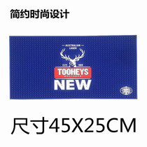 Custom water insulation mat drainage mat heat insulation mat rectangular PVC water filtration mat bar table mat non-slip mat control water coaster