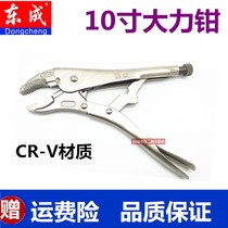 Dongcheng household hand tools pliers multi-function forceps Chromium vanadium steel forceps 10 inch pliers tools