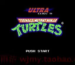 Ninja Turtles 1234 thế hệ vô tận cuộc sống bất khả chiến bại hoàn thành tác phẩm FC trò chơi cassette máy đỏ và trắng tiểu sử ninja rùa ninja - Kiểm soát trò chơi tay cầm ipega