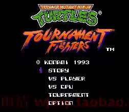 Ninja Turtles 1234 thế hệ vô tận cuộc sống bất khả chiến bại hoàn thành tác phẩm FC trò chơi cassette máy đỏ và trắng tiểu sử ninja rùa ninja - Kiểm soát trò chơi tay cầm ipega