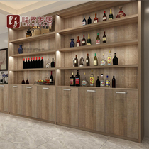 Simple modern sideboard multifunctional wine cabinet Nordic style cabinet home restaurant lockers cabinet customization