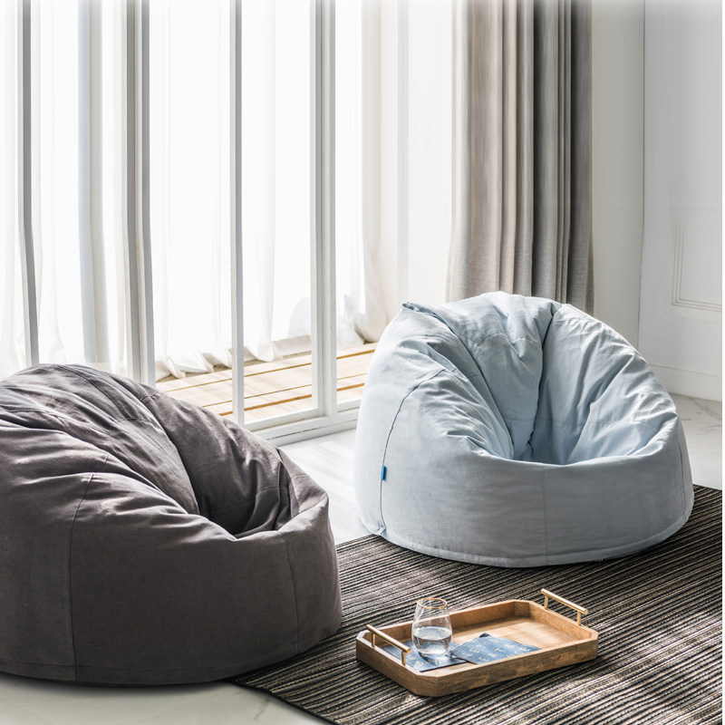 Lazy sofa bean bag tatami lying floor leisure cute bedroom balcony room bay window Japanese chair comfortable