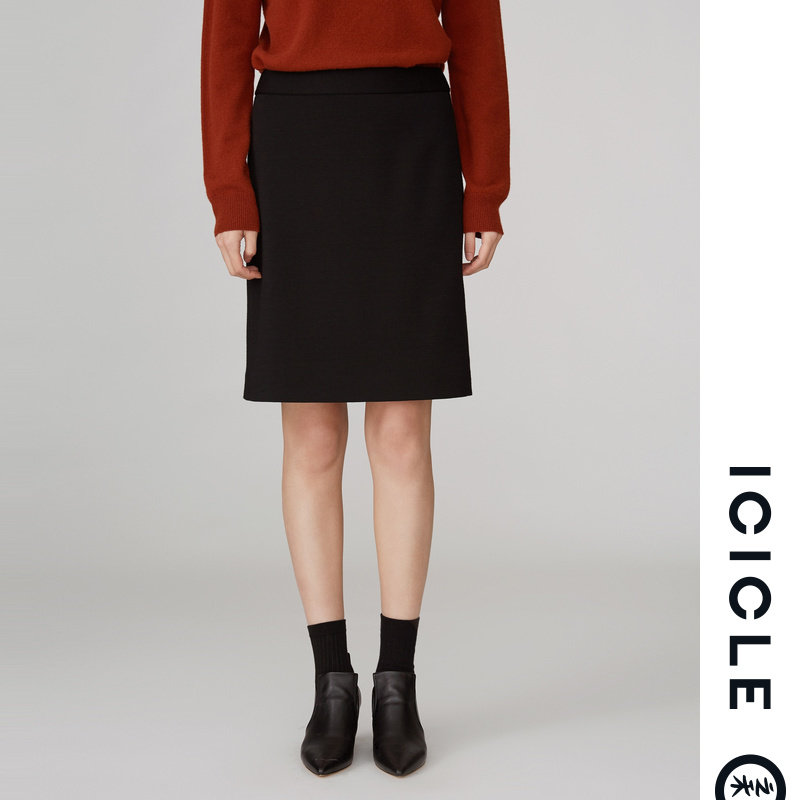 ICICLE Wo women's full wool pencil skirt skirt for women