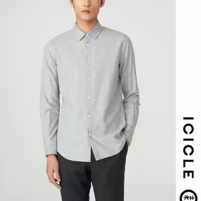 ICICLE Zhihe men's cotton casual long-sleeved shirt men's AAAB119B03151A