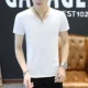 2018 mới đẹp trai quần áo ngắn nam áo thun ngắn tay 丅 桖 cotton mùa hè nửa tay nửa nam áo phông nam tay ngắn có cổ