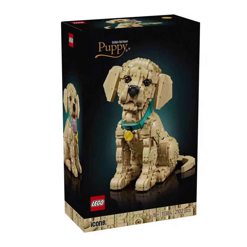 [Shipped by Sf Express] Lego Creative Series 11384 Golden Retriever Puppy Brand New Genuine Educational Building Blocks