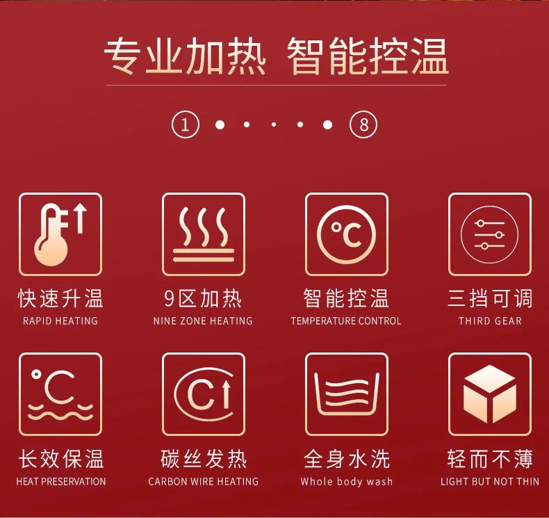 áo điện sưởi ấm Làm Nóng Bằng Điện Có Mũ Trùm Đầu Mặc Ngoài Size Lớn Áo Vest Nam Sạc Kiểm Soát Nhiệt Độ Thông Minh Làm Nóng Áo Vest Nữ Làm Nóng Quần Áo quần sưởi điện áo sưởi ấm xiaomi