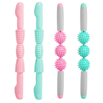 Mace massage stick roller shaft muscle relaxation slim calf fascia massage stick deep super pain Langya massager