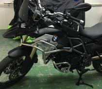 BMW F800GS F700GS engine bumper guard bumper protective bar thickened steel sandblasting Silver