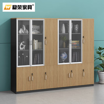 Office furniture cabinet with lock staff bookcase short cabinet office cabinet information cabinet wooden boss office cabinet