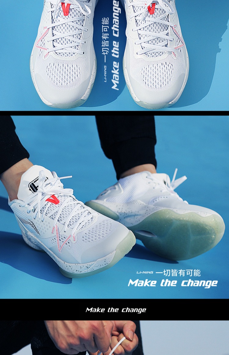 Giày nam Li Ning giày bóng rổ tốc độ âm thanh 6 tốc độ cao 5 tốc độ âm thanh 6 giày thể thao Turner ABAM099 / 019/021 sneaker nam