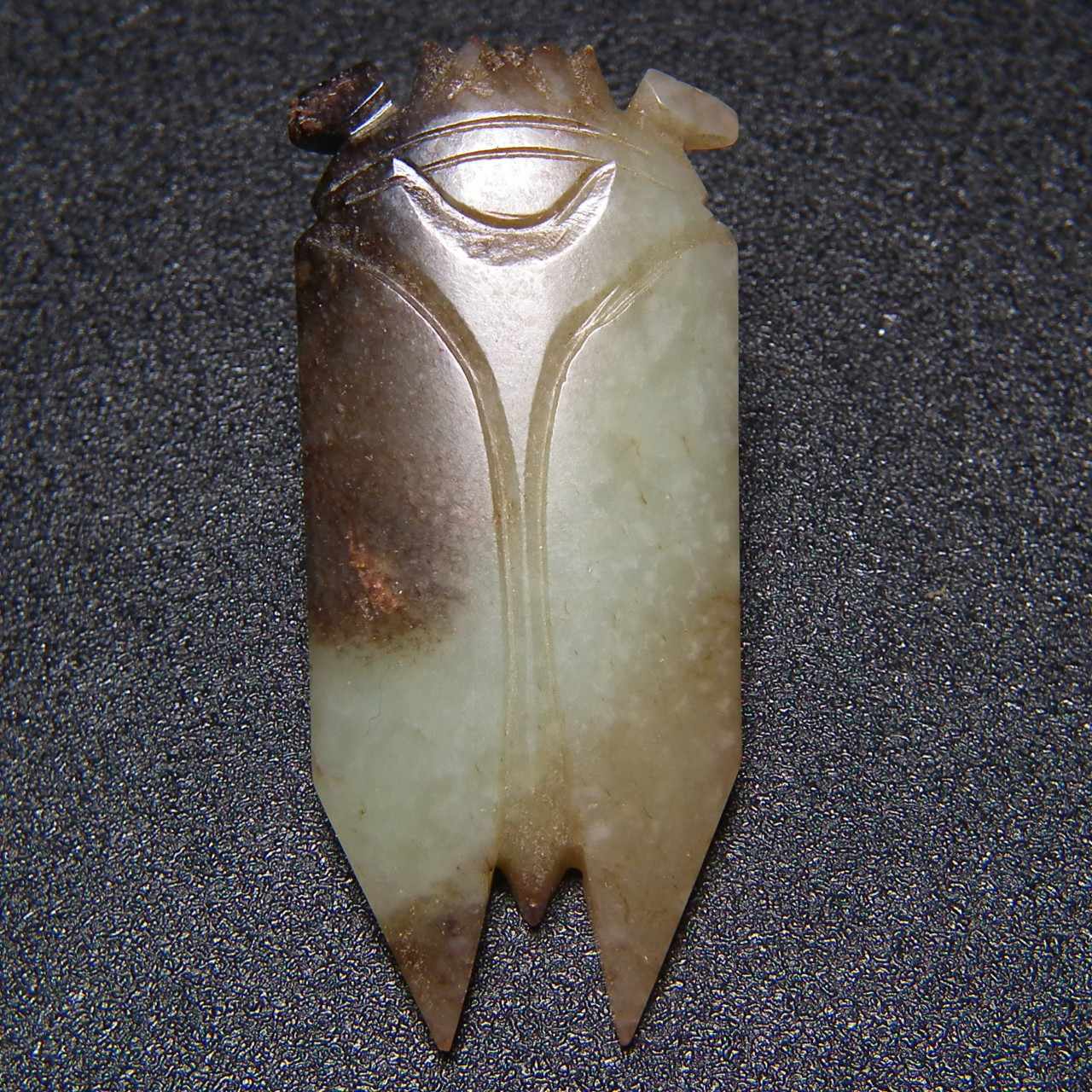 骨董品 本物和田白玉 原石 手彫 高古 玉蝉 根付 玉佩 玉含 激安 骨董 本物和田青白玉 細工手彫 唐子打鼓像 清代康熙通宝飾 根付 玉佩