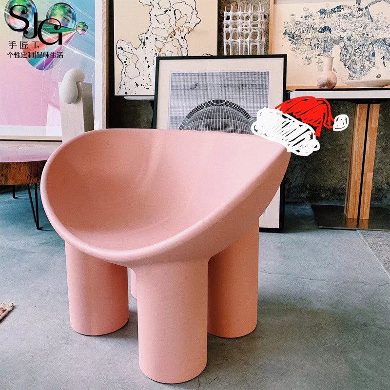 Britain's Driade toogowood roly poly glass fiber elephant leggchair outdoor indoor casual chair son creative