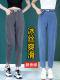 Tencel denim harem ກາງເກງຂອງແມ່ຍິງແບບບາງໆແບບຂະຫນາດນ້ອຍວ່າງຊື່ບາດເຈັບແລະຂາກວ້າງຂະຫນາດໃຫຍ່ເຢັນ ice silk pants summer