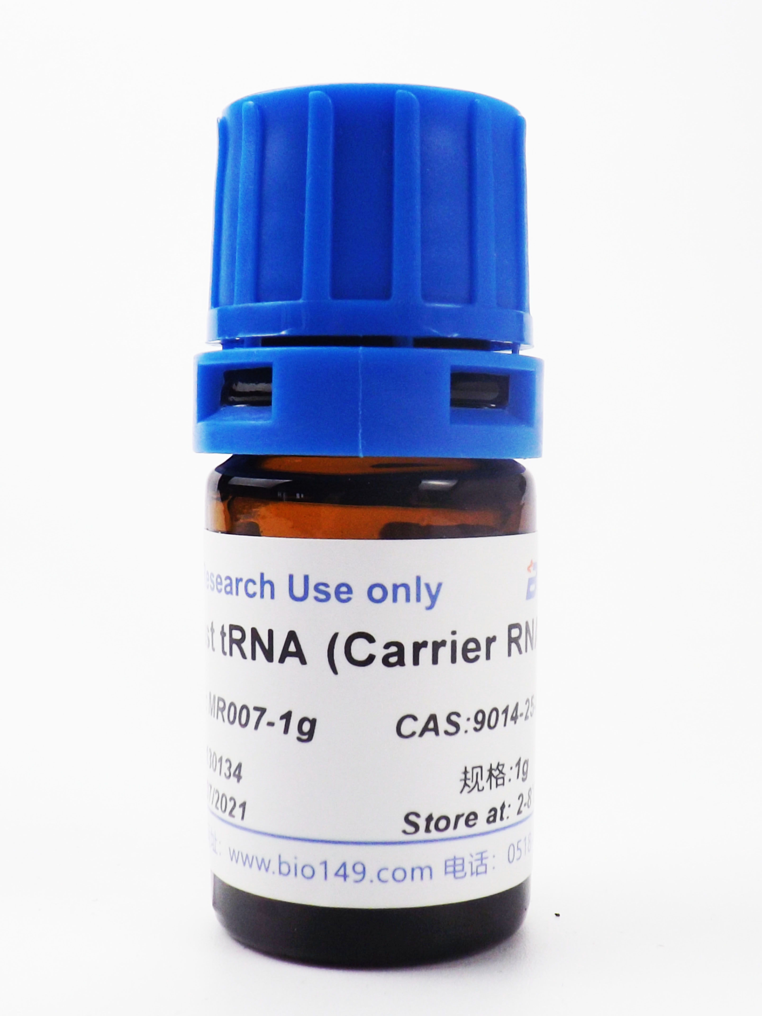 核糖核酸 转移核糖核酸，酵母 Yeast tRNA (Carrier RNA) 100mg