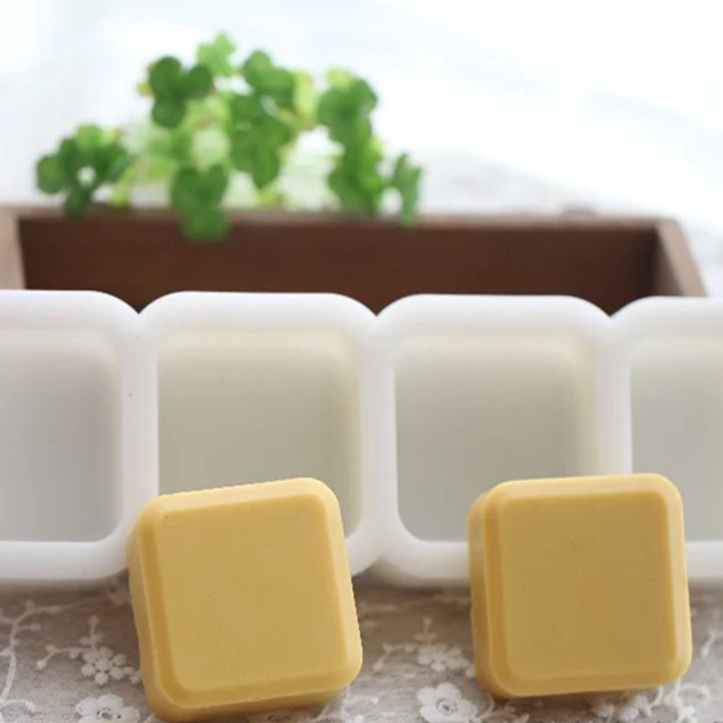 Quadruple silicone mold DIY handmade soap silicone soap soap model silicone soap mold art soap mold