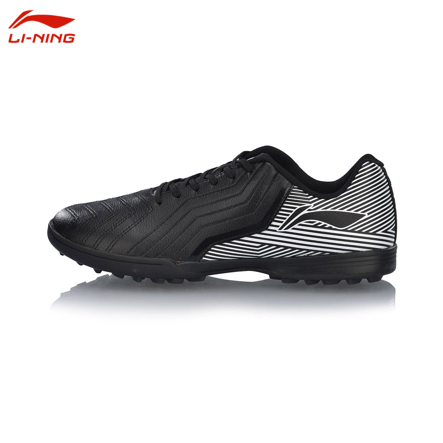 Giày bóng đá Li Ning nam người lớn gãy đinh TF chống trượt thi đấu huấn luyện giày thể thao cỏ nhân tạo ASTN003 - Giày bóng đá