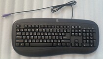  New Logitech Wired Keyboard PS2 Round Mouth wired keyboard Jinfeng Hand wired keyboard Limited Taiwan special offer