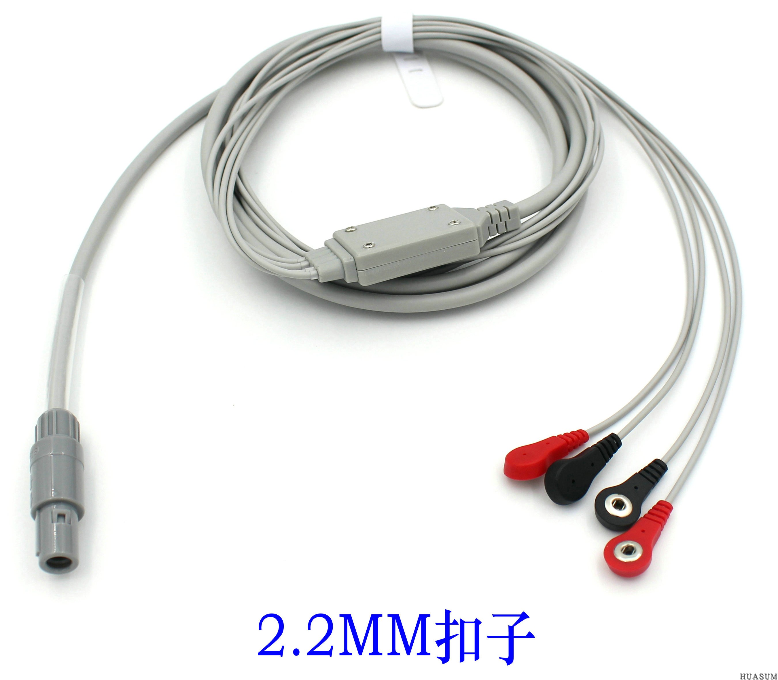 适用渡康吞咽训练康复器神经肌肉电刺激扣子DK-801T801 802输出线