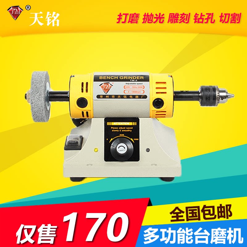 Bench Grinding Machine Jade Engraving Machine Polisher Polishing Machine Electric Grinding Machine DIY Engraving Tool Electric Grinding TM-2D