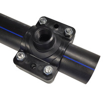pe pipe saddle water pipe augmentation Port Huf festival repair joint pe inner tooth saddle PVC pipe water distribution tee