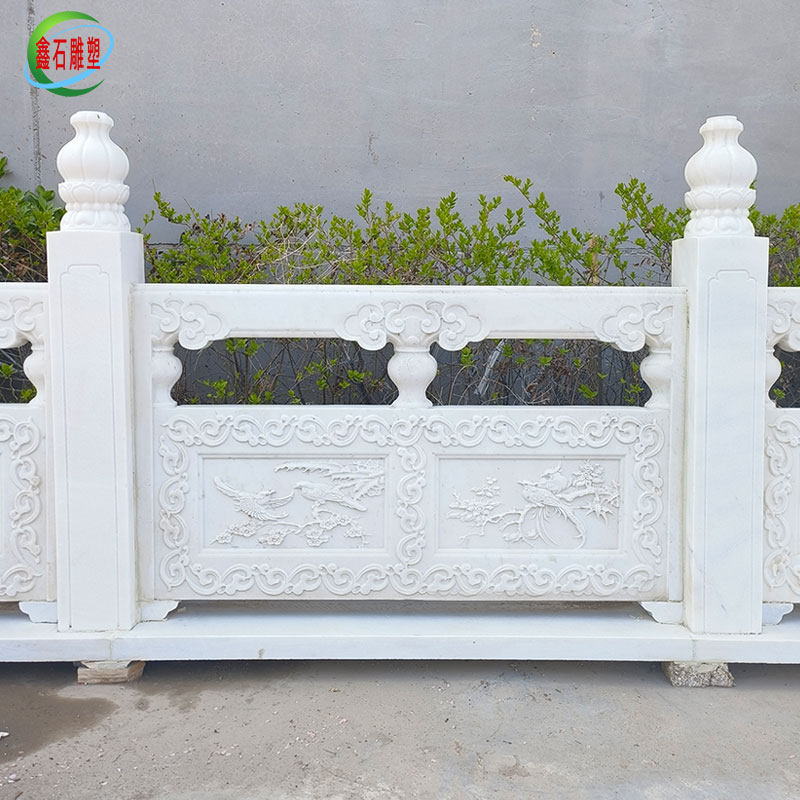 Han White Jade Railing Villa Enclosure Lift Flag Bench Marble Granite River Barrier Temple Green Stone Stone Sculpture board-Taobao