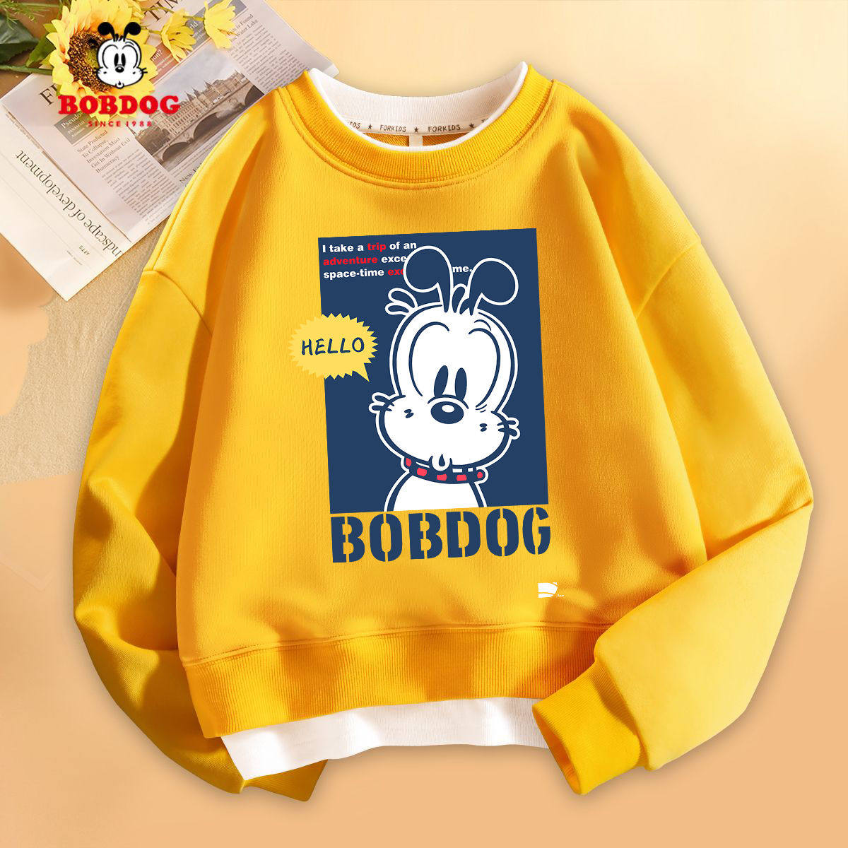 Babu Ben Boy's Ware 2022 New Spring and Autumn Fake two Han - sized children and children are handsome