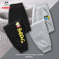 Babu Bean Boy Pants New Spring Autumn Clothing 2022 Children Clothes Loose Black Sports Pants Child Clothing Autumn