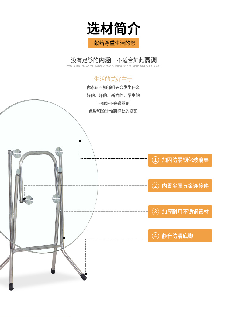 Kính cường lực gấp bàn ăn tròn bàn ăn tròn lớn bàn tròn căn hộ nhỏ nhà đơn giản vuông di động bàn - Bàn bàn học gỗ tự nhiên