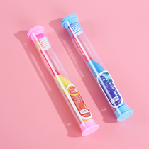 Childrens soft bristles cartoon fawn elephant pattern two-color brush handle cleaning toothbrush can be customized LOGO spot