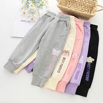 Girls pants spring and autumn wear boys autumn pants pants pants baby warm pants