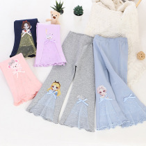 Girls bottle pants spring and autumn middle baby baby baby horn pants and pants