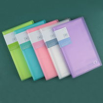 VAT Invoice Clip Multilayer Transparent Folder Small Note Clip Receipt Financial Cashier Bag Inserts 30 Page