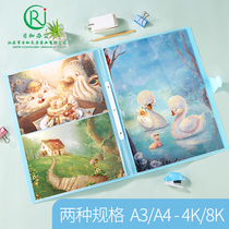 Picture book containing book 4k for the collection a3 information loading and drawing paper poster folder 8k collection of the collection of favorites multifunction