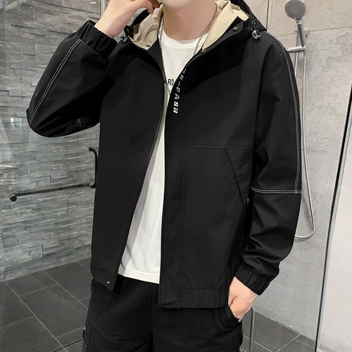 Осенняя модная универсальная толстовка с капюшоном, куртка для отдыха