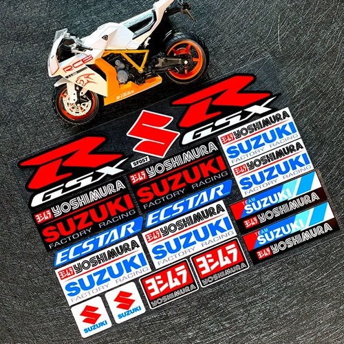 14-летний магазин с более чем 20 цветами, подходящими для светоотражающих наклеек для мотоциклов Suzuki GSX250R/